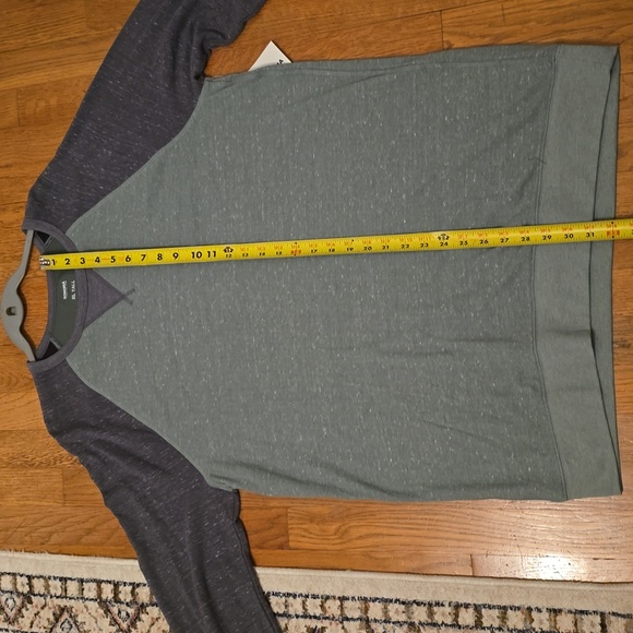 SONOMA BRAND MEN'S BIG AND TALL SOFT CREWNECK GREEN & GRAY SHIRT SIZE XL TALL - Picture 9 of 13